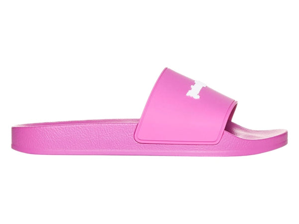 Claquettes de piscine roses avec logo Palm Angels