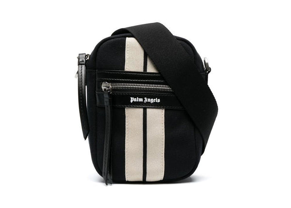 Sac bandoulière Palm Angels Venice Track noir/blanc cassé