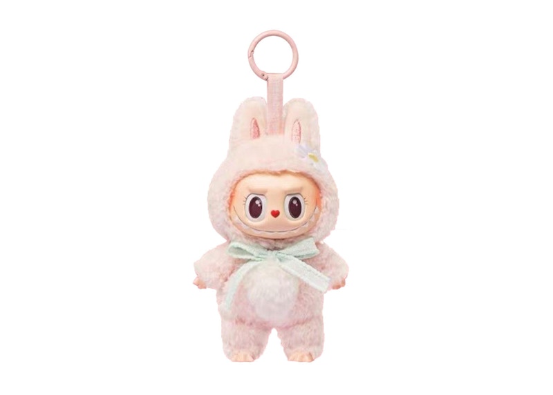 Pendentif en peluche en vinyle Pop Mart Labubu Mokoko Close to Sweet