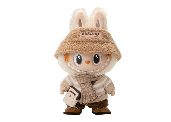 Pop Mart Labubu, die Monster, Kleid, Latte, Vinyl-Plüschpuppe