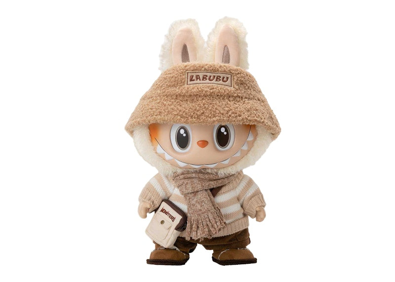 Pop Mart Labubu, die Monster, Kleid, Latte, Vinyl-Plüschpuppe