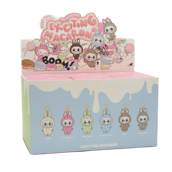 Pop Mart Labubu The Monsters – Aufregende Macaron-Vinyl-Face-versiegelte Hülle (6 Blindboxen)