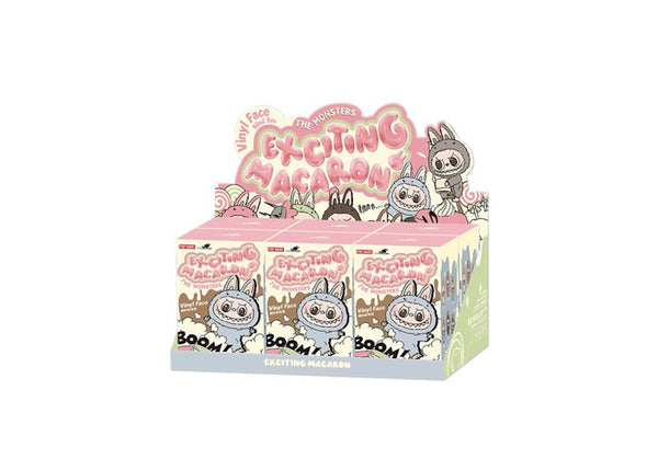 Pop Mart Labubu „The Monsters Tasty Macarons“ Vinyl-Face Sealed Case (6 Blindboxen) 