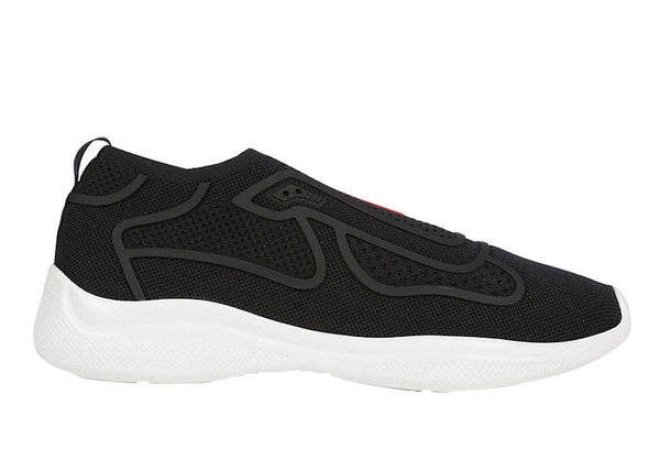 Prada America's Cup Slip On Black White