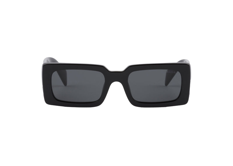 Lunettes de soleil rectangulaires Prada noires