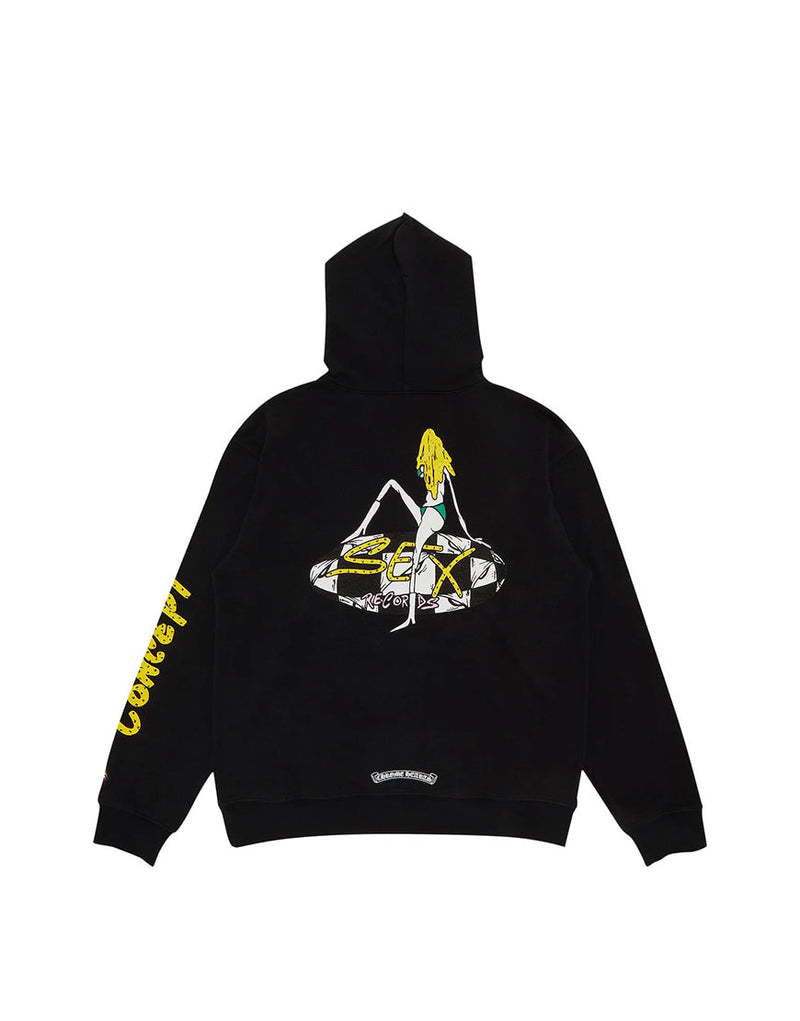 Chrome Hearts Matty Boy Sex Records Konzept Hoodie Schwarz