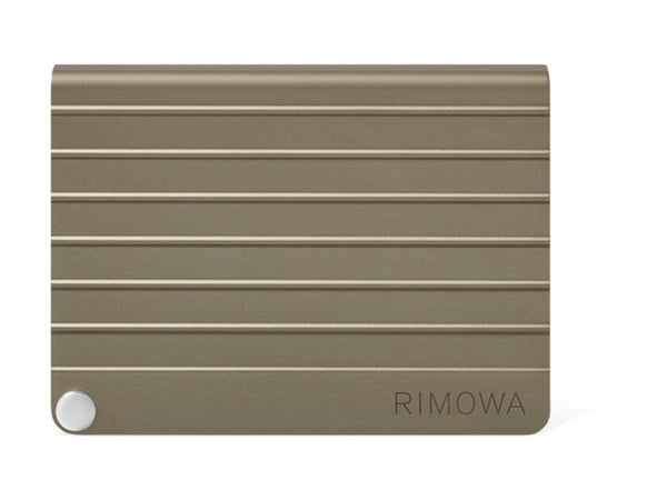Rimowa Original Kleinwaren - Aluminum Card Case Titanium