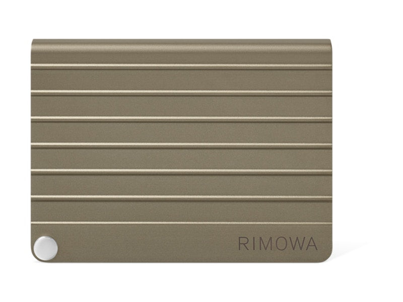 Rimowa Original Kleinwaren - Aluminum Card Case Titanium