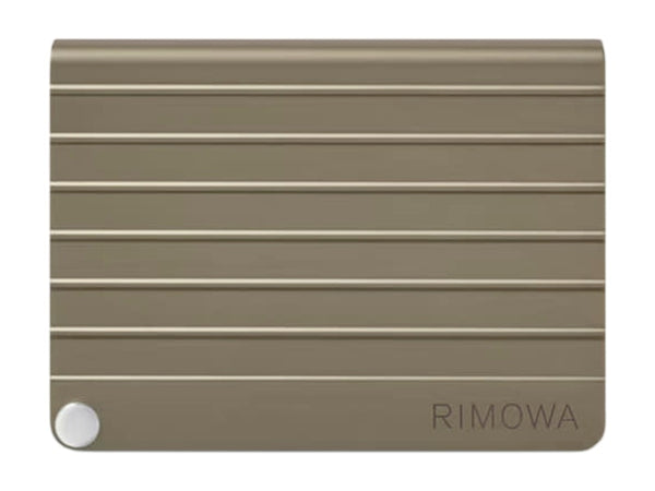 Rimowa Original Small Goods Aluminium Card Holder Titanium