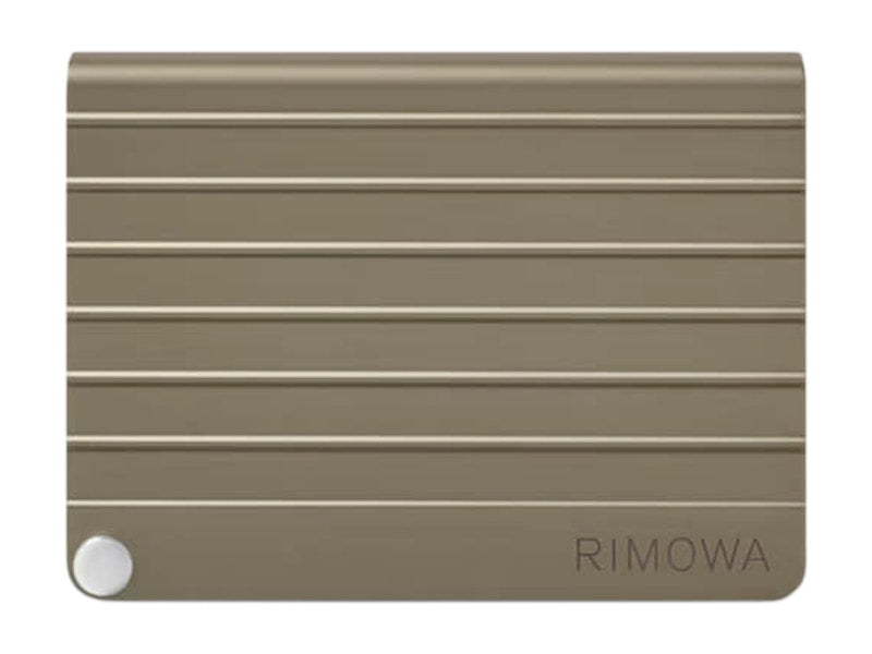 Rimowa Original Small Goods Aluminium Card Holder Titanium