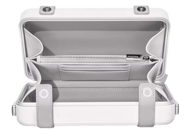 Rimowa Personal Polycarbonate Cross-Body Clutch Bag White