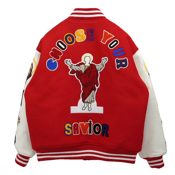 Veste Stadium Saint Mxxxxxx x Denim Tears Rouge