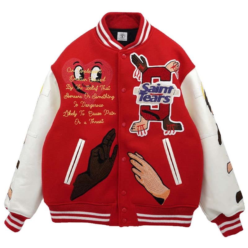 Veste Stadium Saint Mxxxxxx x Denim Tears Rouge