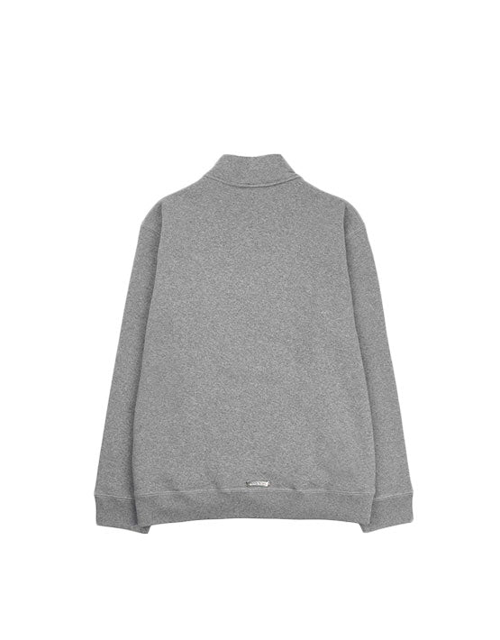 Chrome Hearts – Paper Jam – Sweatshirt mit Viertelreißverschluss, Grau