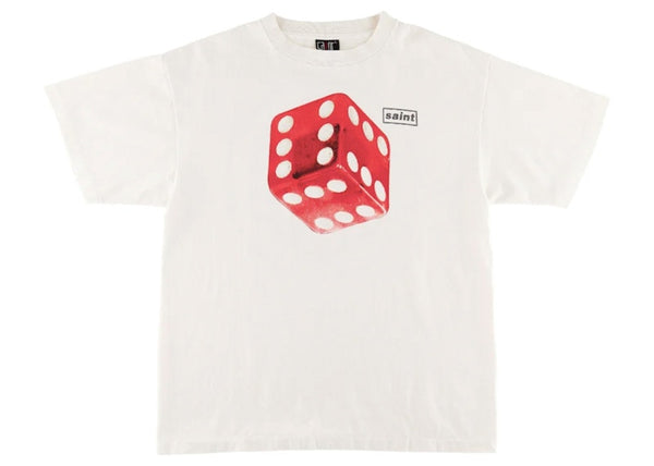 T-shirt Saint Mxxxxxx Dice blanc vintage