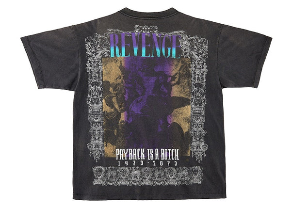 T-shirt Saint Mxxxxxx x BerBerJin x GReeeeN Revenge Vintage Noir
