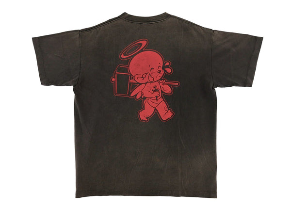 T-shirt Saint Mxxxxxx x Denim Tears Faces Vintage Noir