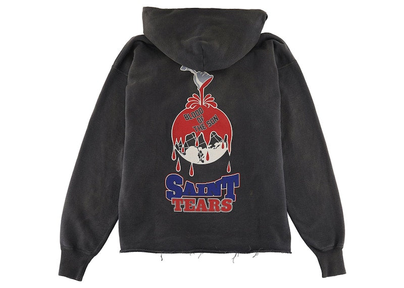 Sweat à capuche Saint Mxxxxxx x Denim Tears Holy Grail Vintage Noir
