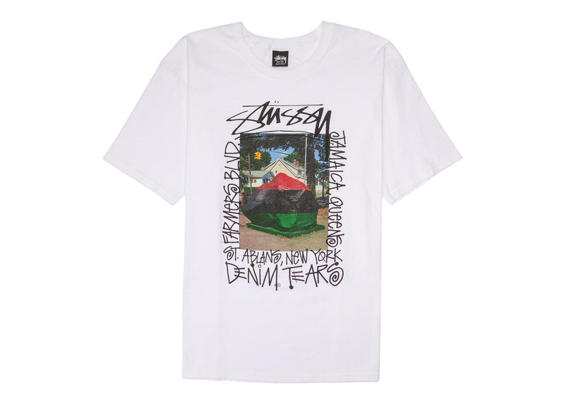 T-shirt Stussy x Denim Tears Farmers Blvd blanc