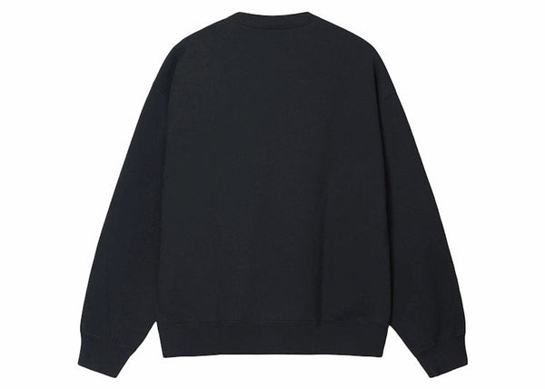 Sweat-shirt polaire délavé Stussy x Nike noir