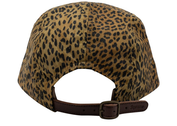 Casquette de camp Supreme Barbour en coton ciré léopard