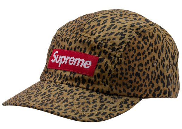 Casquette de camp Supreme Barbour en coton ciré léopard