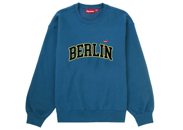 Pull ras du cou Supreme Berlin Shop Small Box Bleu