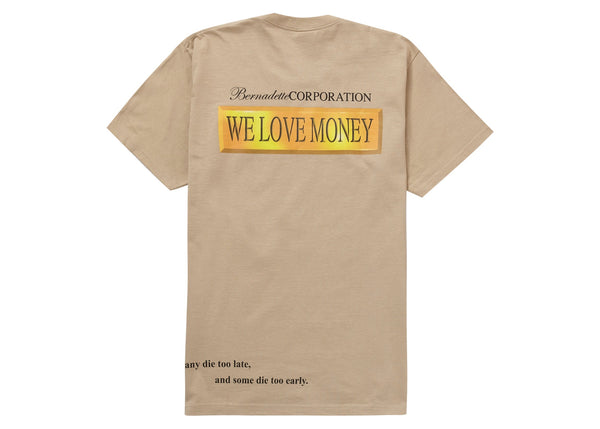T-shirt Supreme Bernadette Corporation Money Kaki