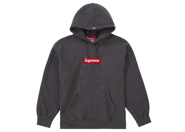 Supreme Box Logo Kapuzenpullover (FW21) Anthrazit