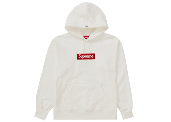 Supreme Box Logo Kapuzenpullover (FW21) Weiß
