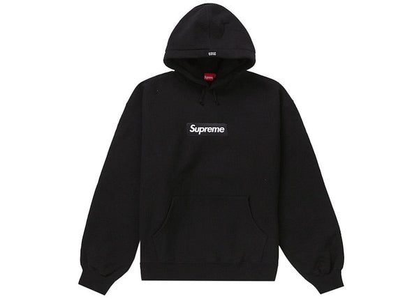 Supreme Box Logo Kapuzenpullover (FW23) Schwarz