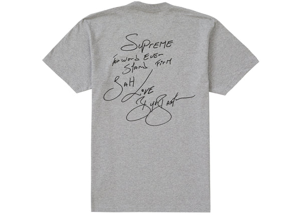 T-shirt Supreme Buju Banton Gris chiné