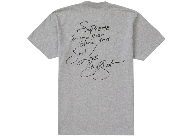 T-shirt Supreme Buju Banton Gris chiné