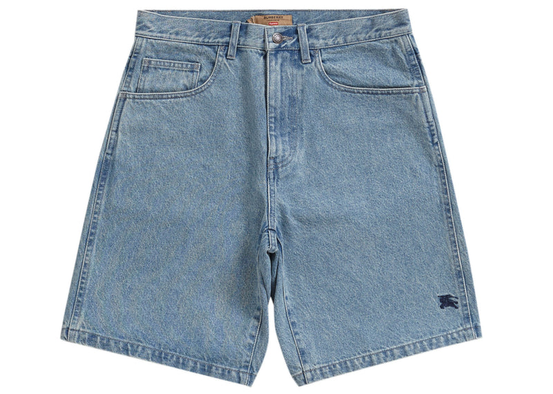 Short en jean Supreme Burberry bleu délavé 