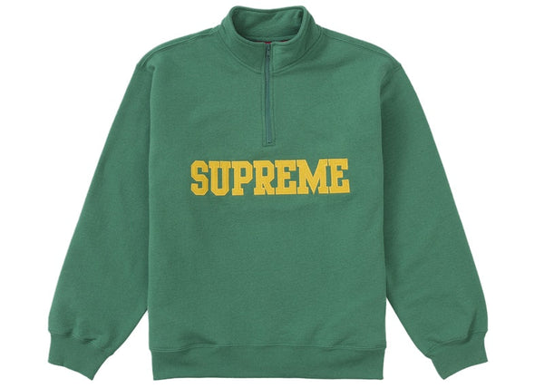 Pull demi-zip Supreme Collegiate Light Pine