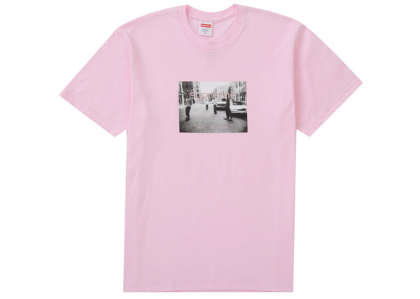 T-shirt Supreme Crew 96 rose clair