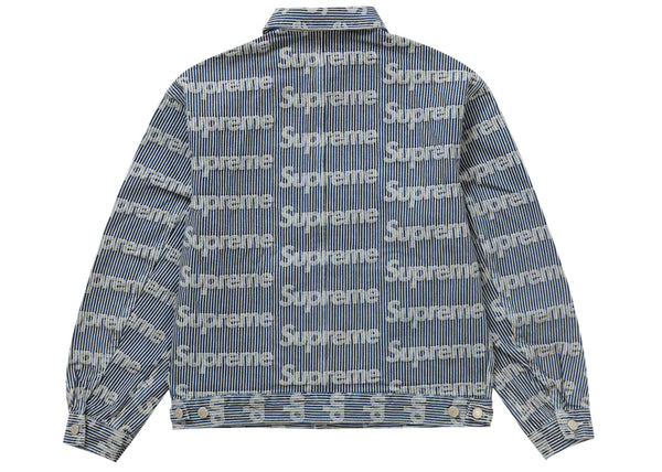 Veste camionneur Supreme Denim Chore à rayures