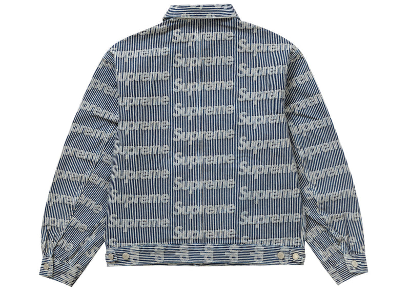 Veste camionneur Supreme Denim Chore à rayures
