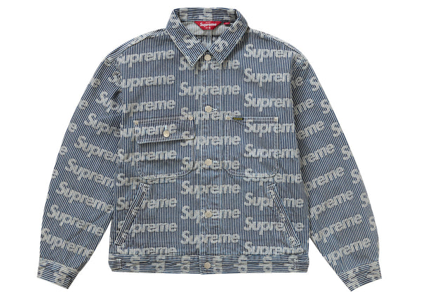 Veste camionneur Supreme Denim Chore à rayures