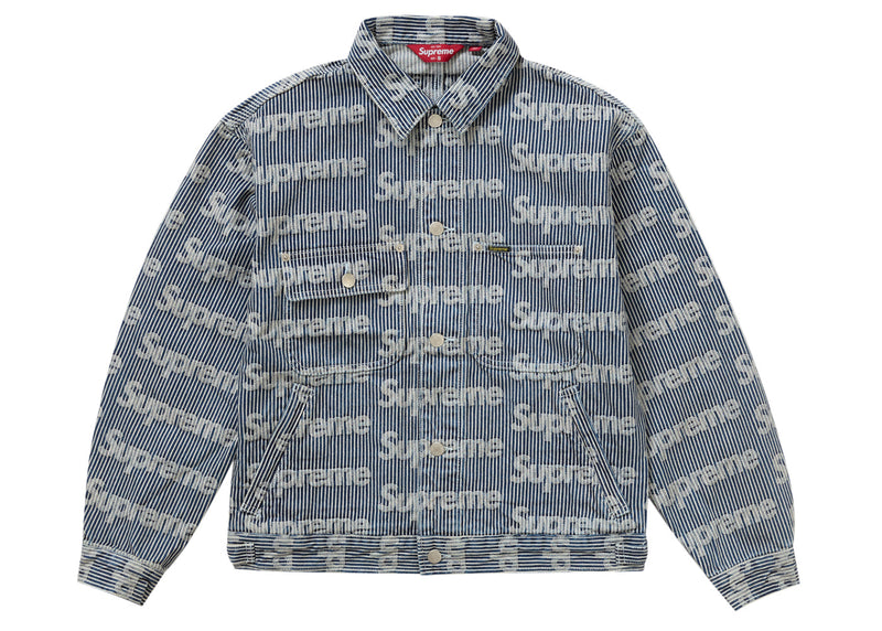 Veste camionneur Supreme Denim Chore à rayures