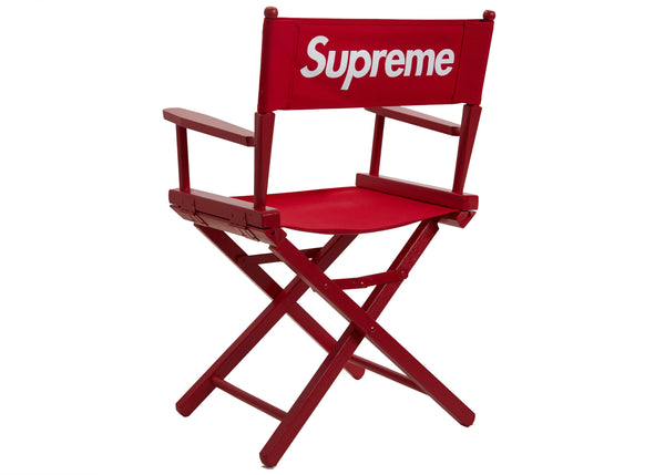 Chaise de réalisateur suprême rouge