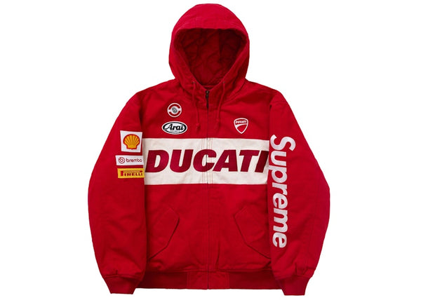 Veste de travail à capuche Supreme Ducati Rouge