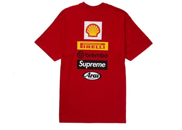 T-shirt Supreme Ducati Logo Rouge 