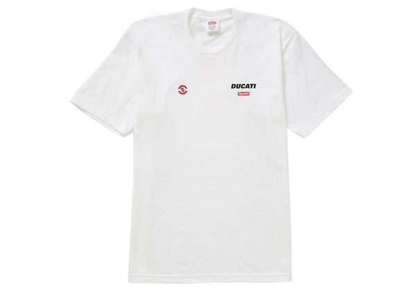 T-shirt Supreme Ducati Logo Blanc