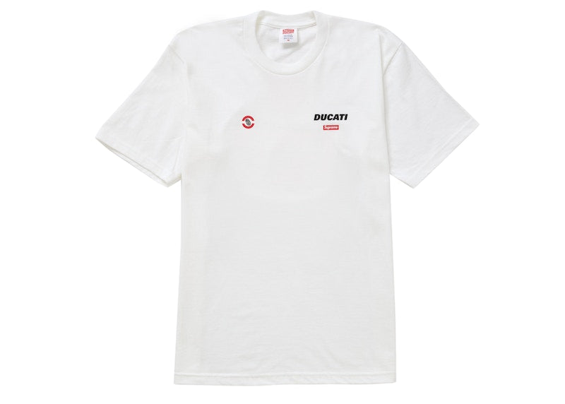 T-shirt Supreme Ducati Logo Blanc