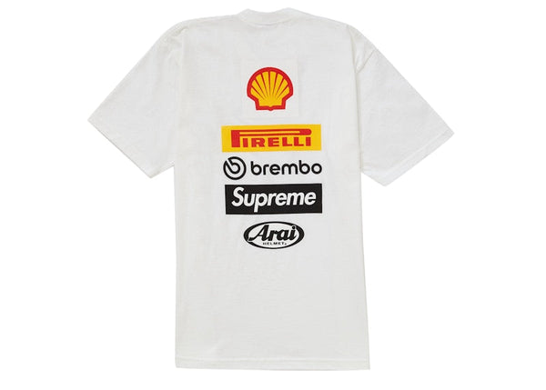 T-shirt Supreme Ducati Logo Blanc