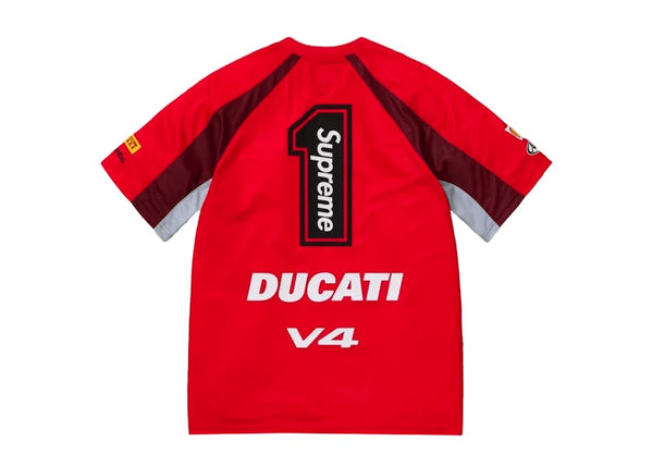 Maillot de football Supreme Ducati rouge