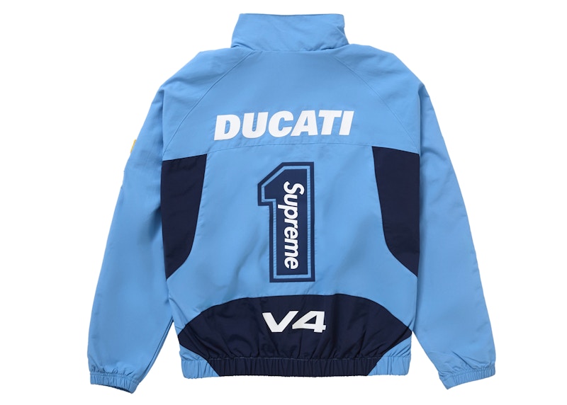 Veste de survêtement Supreme Ducati bleu clair 