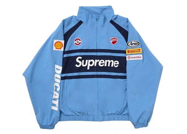 Veste de survêtement Supreme Ducati bleu clair 
