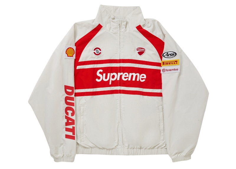Veste de survêtement Supreme Ducati gris clair 